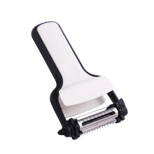 Plastic Grater Vegetable Peeler with Ergonomic Handle For-Black