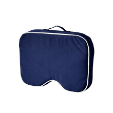 Convenient Folding Seat Cover With Grip Bottom For-Navy Blue