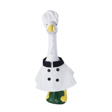 Lovely Geese Cook Costume Outfits Set Constructed Of-White