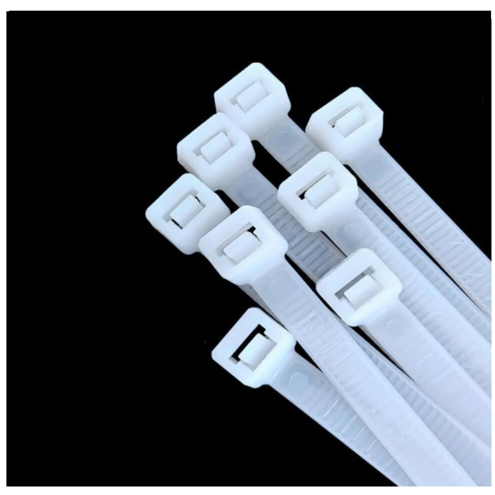 Heavy Duty Zip Ties 24 Inch 200Lb Strength Weather Resistant White Nylon Cable Ties 30 Pack 9092120397062