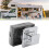 Chrome Cabinet Latch with Button Lock 9