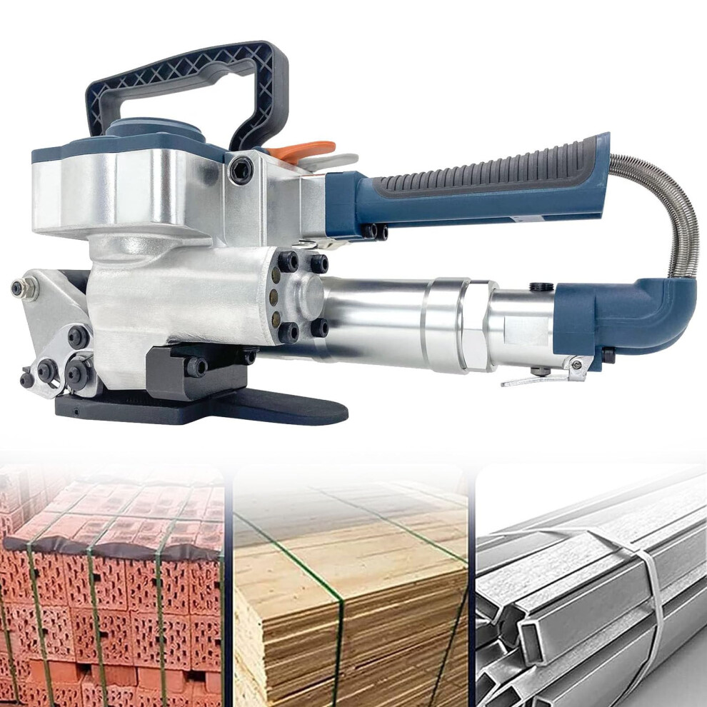 Pneumatic Strapping Tool With Tension Air Power For Pp And Pet Straps 1319Mm Handheld 9092120397437
