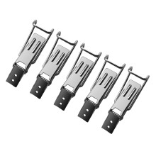 Set of 5 Stainless Steel Vacuum Drum Bucket Clasps for 15L 30L 70L 80L Secure Lid Seal Replacement