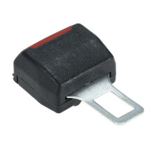 2 Stück verstellbarer Autosicherheitsgurt-Clip-Extender, Schwarz, 83 mm x 51 mm