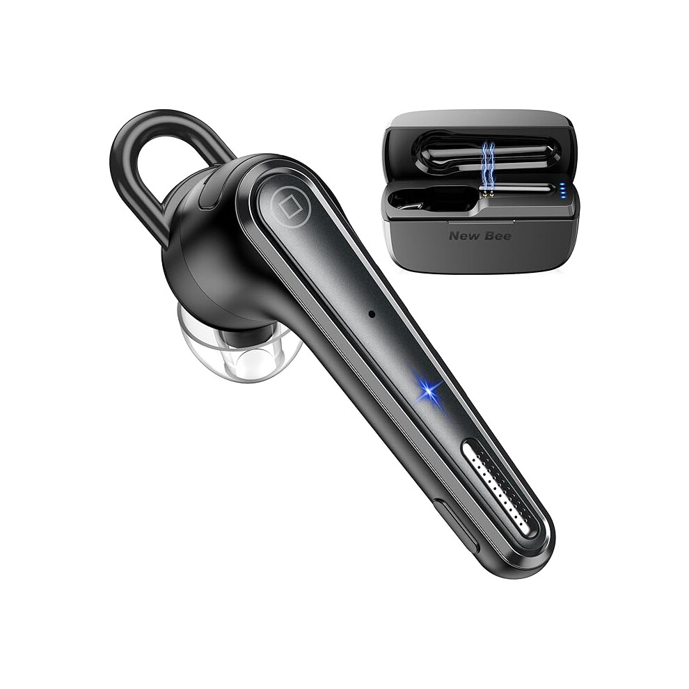 New Bee Bluetooth Headset V5.1 Dual Enc Mic Bluetooth Earpiece Handsfree With 500Mah Charging Case 50Hrs Play Time Hands Free 355648535477