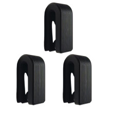 Automatic Locking Wall Mount Hook for Towels Bathroom-Black
