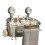 Space Efficient Shower Organizer Multipurpose Suction-L Gray 1
