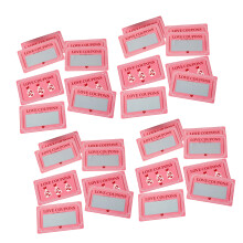 Set Of 100 Customizable Sentiment Reveal Cards Scratch Cards For