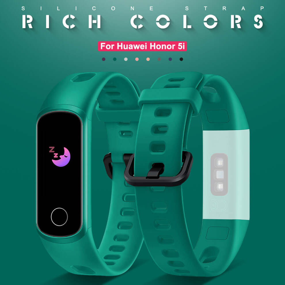Soft Silicone Replacement Wristband For Honor Band 5I, Multiple Colors 9441390117274