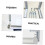 2pcs Projector Screen Bracket Adjustable Wall and Ceiling Mount for Home Theater and Office 3