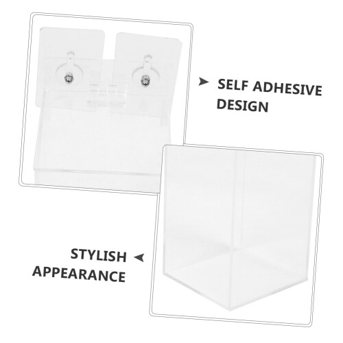 Disposable Glove Dispenser Wall Mounted Holder Space Saving OneHanded Access for Kitchen Bathroom 2