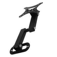 TV Wall Mount Bracket with Rotating Swivel, Space Saving Vertical Monitor Mount, Durable Steel