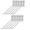 32pcs Pegboard Hooks for Wall Organizer and Retail Display, Durable Metal Construction 1