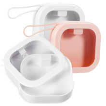 Retainer Case Set of 3 – Durable Denture Storage Boxes with Protective Shell for Travel and Daily Use