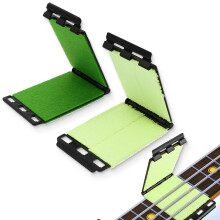 Guitar String Cleaner Kit with Dual Pad Microfiber Cloth, 360 Cleaning for String and Fretboard