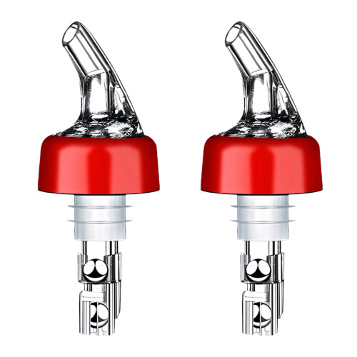 30ml Automatic Measuring Beverage Nozzle Liquid Pourer For-Red
