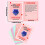 Valentine’s gemstones gift set, including heart-shaped gemstones 7