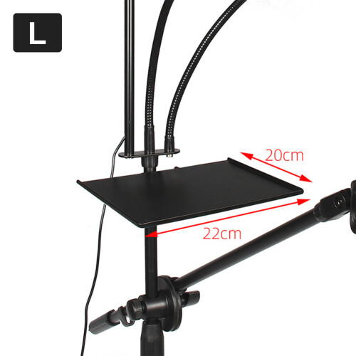 Multifunction Microphone Rack with Tray and Phone Clip for Live Broadcast 1