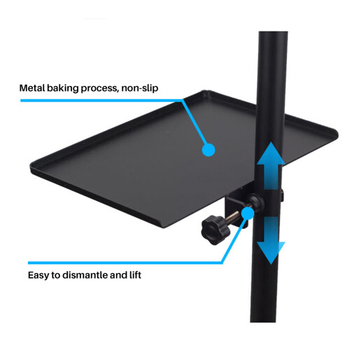 Multifunction Microphone Rack with Tray and Phone Clip for Live Broadcast 2