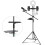 Multifunction Microphone Rack with Tray and Phone Clip for Live Broadcast 8