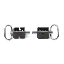 2pcs 5/8 Inch Stainless Steel Trailer Gate Latch with Heavy Duty Spring Lock for Utility Gates