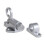 Automatic Aluminum Door Closer Lock with Pull Bounce for Barn Gates and Fence Use 4