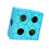 Labyrinthe Intelligent, jouet rotatif-S cube d'eau bleu 1