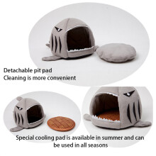 Kleines Haustiernestbett 15x12cm Weiches Plüsch-Baumwollhaus für Meerschweinchen