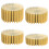 4Pieces Foldable Cake Stands Foldable Designs Space-Yellow 1
