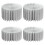 Pack of 4 User Friendly Foldable Cake Stands for Multiple-White 1