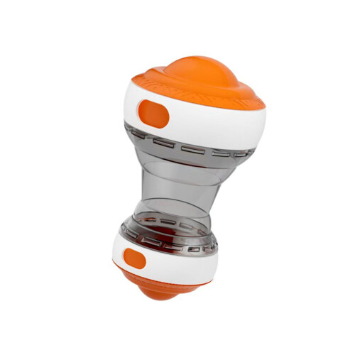 Rollbarer Futterspender, Puzzle-Spielzeug,-Orange