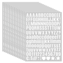 Autocollants de lettres artisanales, 5 feuilles, pour-PZ47