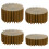 Pack of 4 User Friendly Foldable Dessert Holders Multiple-brown 1
