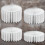 Pack of 4 Multipurpose Paper Dessert Stands Foldable-silver 3