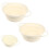 3 Silicones collapsibles Kitchen Strainers With Hanging-MS 1
