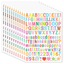 Set van 5 creatieve letterstickers met volledige-PZ41