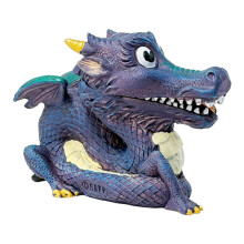 Fish Tanks Landscape Aquarium Decoration-Cartoon blue dragon