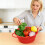 3 Silicones collapsibles Kitchen Strainers With Hanging-Red 5
