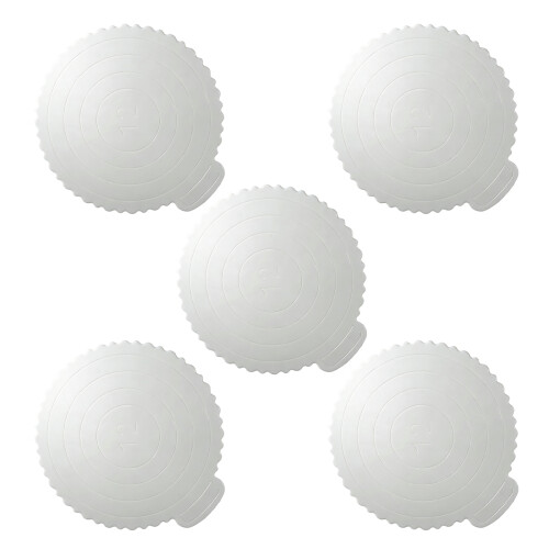 5 Pack Practical User Friendly ABS Cake Display-12 inches