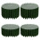 4Pieces Stackable Dessert Stands Paper Based Foldable and-Green 1