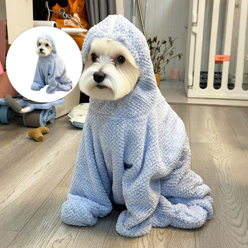 Pet Fast Drying Bath Towel Full Coverage Slip Resistant-XL 1
