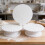 Pack of 5 Practical Plastic Cake Bases Nonslip Design-6 inches 6