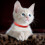 Adjustable Red Pet Cat Flea Collar, Silicone, 29cm 6