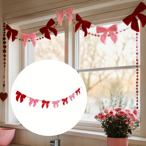 Creative DIY Velvety Ribbon Garlands 2M Long Accessory for 1