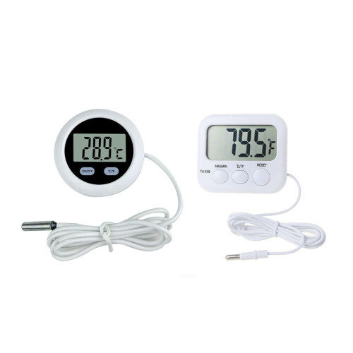 Adhesive Back Thermometers For Aquariums Glass Easy-round 1