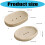 Creative Bathroom Soap Dish with Simple Tray-Beige Oval 5