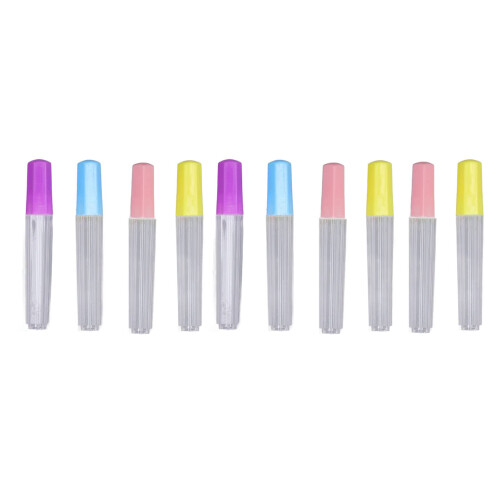 Needle Storage Tubes with Secure SnapOn Caps, Clear Plastic Sewing Needle Organizer Case