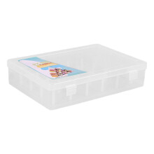 Clear Thread Storage Case 42 Spool Sewing Organizer Box with Visible Compartments for All Sizes