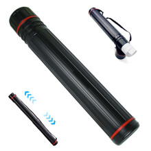Adjustable Poster Tube with Strap, 1828 Inch Extendable PVC Blueprint Holder with Spiral Opening