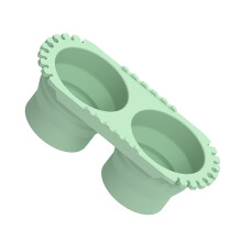 Paint Brush Cleaning Cup Foldable Silicone Brush Washer-Green